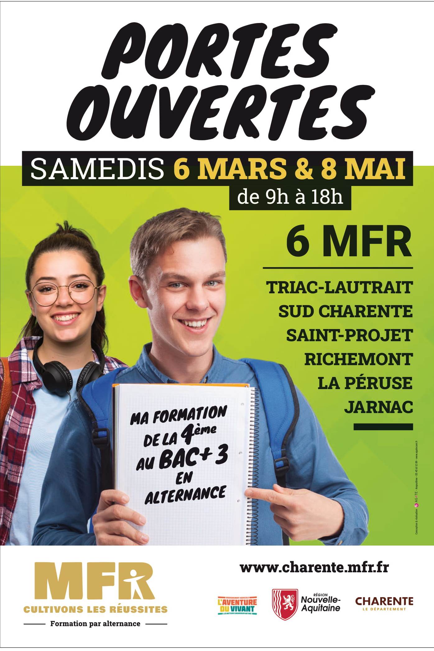 PORTES OUVERTES samedi 6 mars 2021