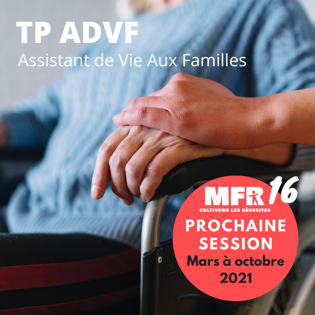 TP ADVF – Titre Professionnel Assistant De Vie Aux Familles