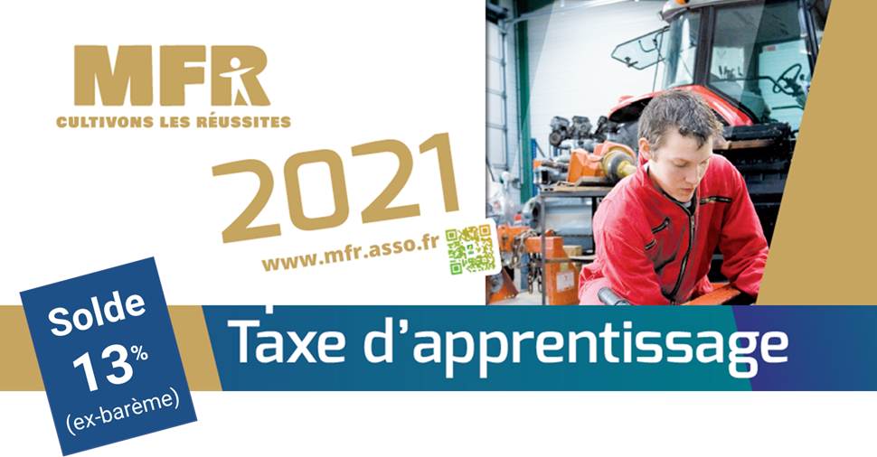 Taxe d’apprentissage 2021 : Soutenez les MFR de Charente